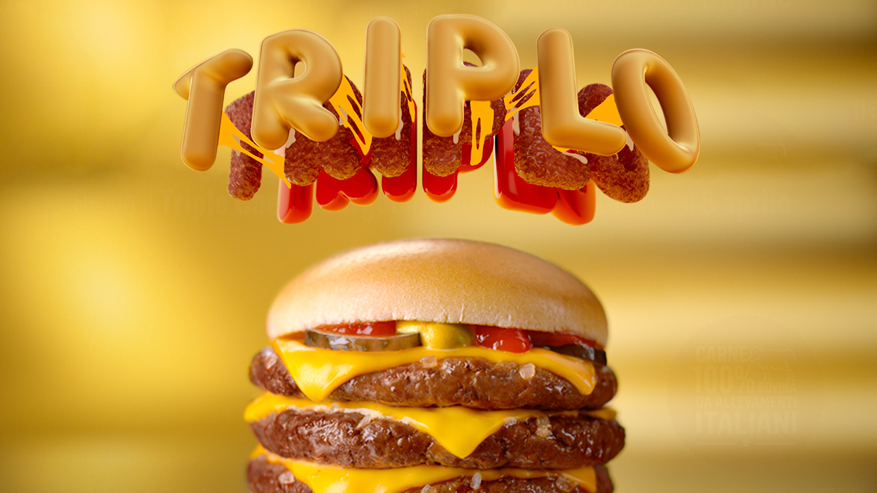 McDonald’s e Ghali presentano il Triplo Cheeseburger: ora il gusto ha un livello in più. Firma Leo Burnett